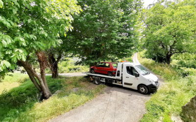 Evacuation des voitures Ventouses