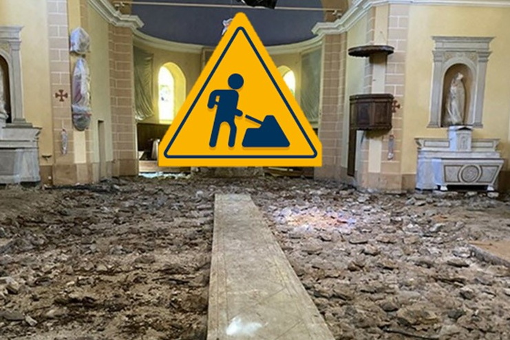 L’église contrainte de fermer pour des raisons de sécurité