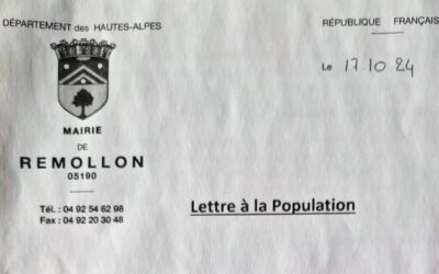 Lettre à la Population