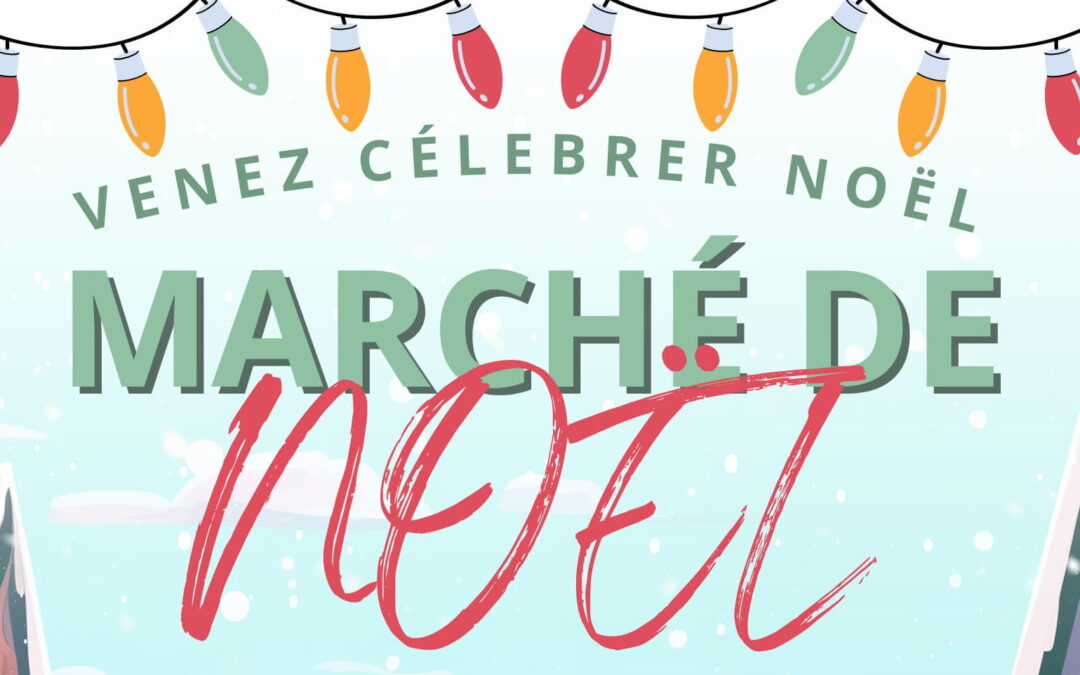 Marché de Noël au centre commercial