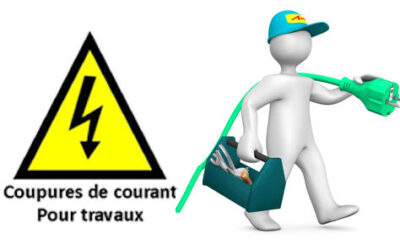 COUPURES DE COURANT POUR TRAVAUX