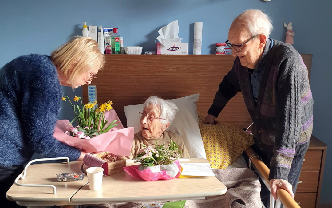 Marie-Louise Girard, doyenne du village, a fêté ses 103 ans