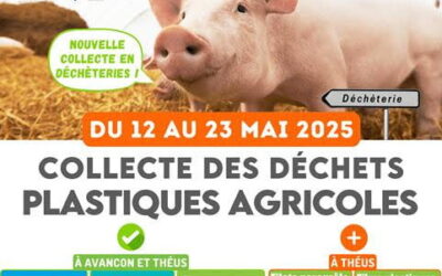 COLLECTE DES DÉCHETS PLASTIQUES AGRICOLES  DU LUNDI 12 MAI AU VENDREDI 23 MAI 2025