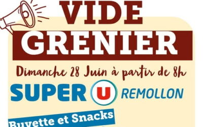 Vide Grenier au super U de Remollon