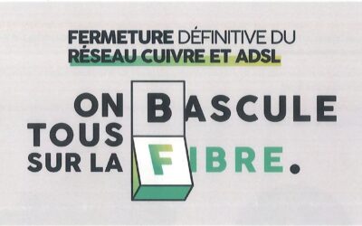 FIBRE : Fermeture du réseau cuivre (ADSL et PTT)