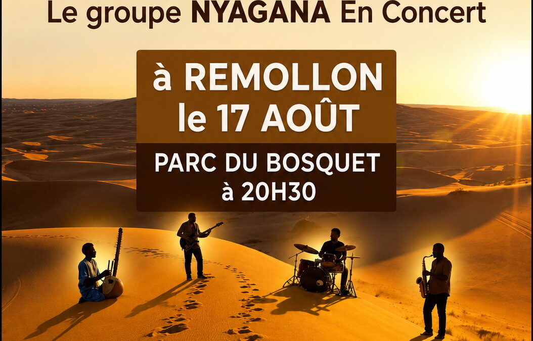 Concert au parc du Bosquet : Nyangana en première à Remollon